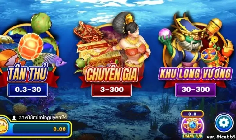 Cách Chơi Bắn Cá Rồng 789Win Để Săn Thưởng Hấp Dẫn 2 Giao diện chơi Bắn Cá Rồng 789Win