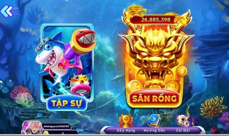 Hướng Dẫn Chơi Vua Bắn Cá 789Win Để Săn Thưởng Lớn Hiệu Quả 2 Các phòng chơi trong Vua Bắn Cá 789Win
